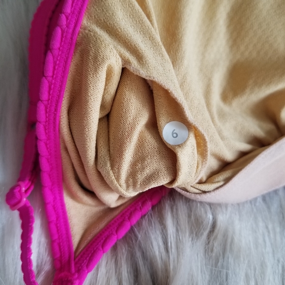 Lululemon Hot N' Sweaty Tank Pink Paris Size 6 Style W1892S - Picture 8 of 9